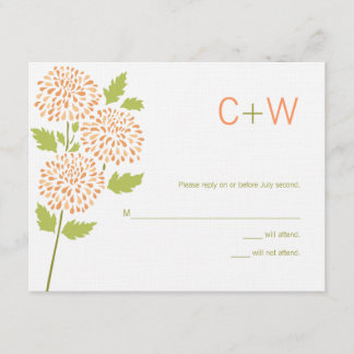 Chrysanthemum RSVP Card