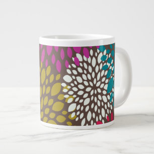 Chrysanthemum Splash Large Coffee Mug
