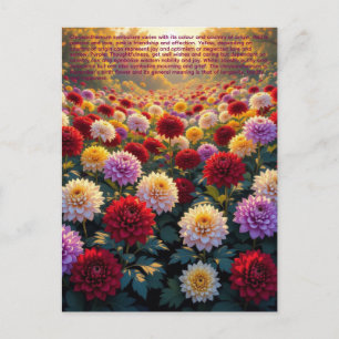 Chrysanthemum Symbolism Postcard