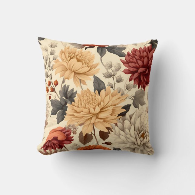 Chrysanthemum Symphony Cushion (Front)