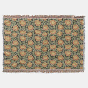Chrysanthemum  throw blanket