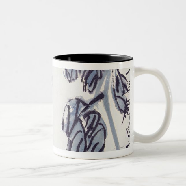 Chrysanthemum Two-Tone Coffee Mug (Right)