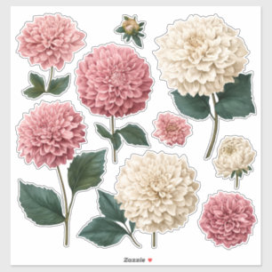 Chrysanthemum Vinyl Cut Stickers
