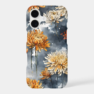 Chrysanthemum - Watercolor flowers