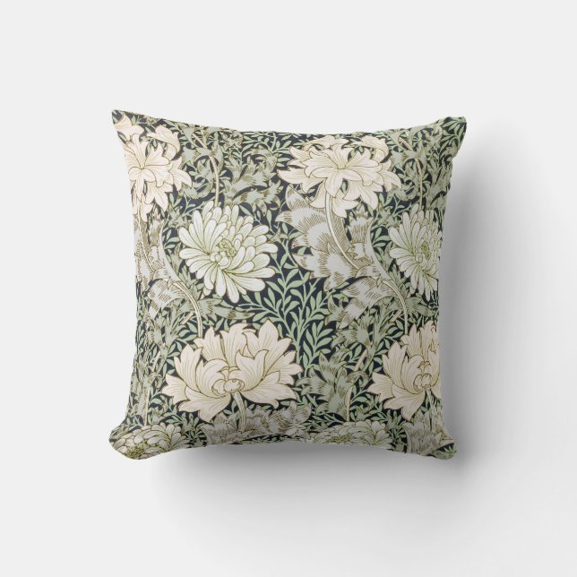 Chrysanthemum, William Morris Cushion (Front)