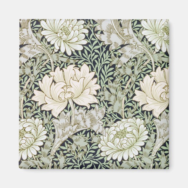 Chrysanthemum, William Morris Magnet (Front)
