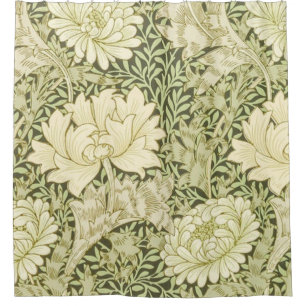 Chrysanthemum William Morris Shower Curtain