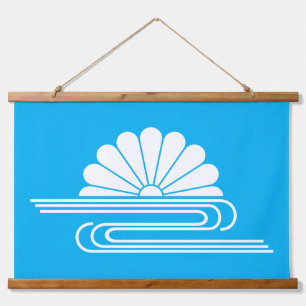 Chrysanthemum with water hanging tapestry