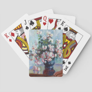 Chrysanthemums, 1882 Claude Monet Playing Cards
