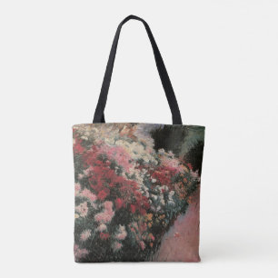 Chrysanthemums by Dennis Bunker Miller, Fine Art Tote Bag