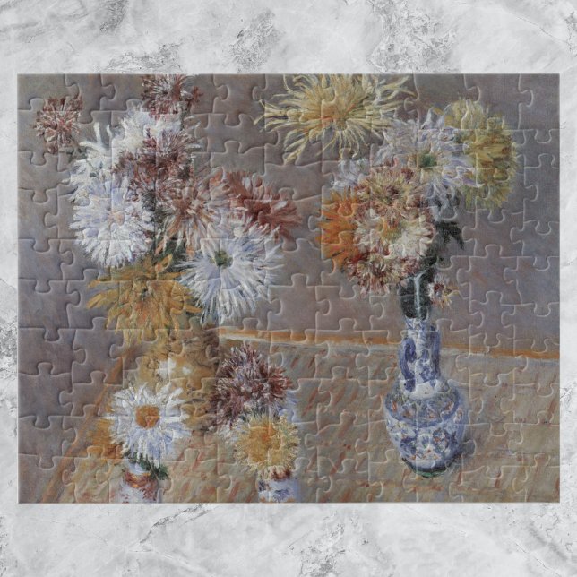 Chrysanthemums by Gustave Caillebotte Jigsaw Puzzle (Creator Uploaded)