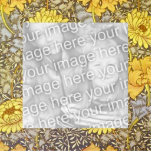 Chrysanthemums by William Morris Standing Photo Sculpture<br><div class="desc">William Morris (24 March 1834 – 3 October 1896) was an English textile designer,  artist,  writer,  and socialist associated with the Pre-Raphaelite Brotherhood and the English Arts and Crafts Movement. Morris wrote and published poetry,  fiction,  and translations of ancient and mediaeval texts throughout his life.</div>