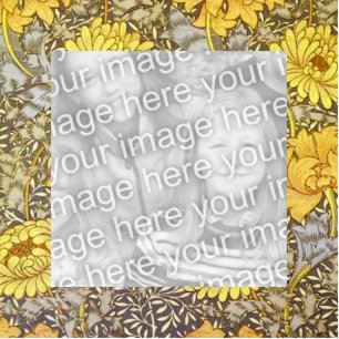 Chrysanthemums by William Morris Standing Photo Sculpture