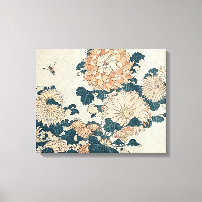 Chrysanthemums Canvas Print (Front)