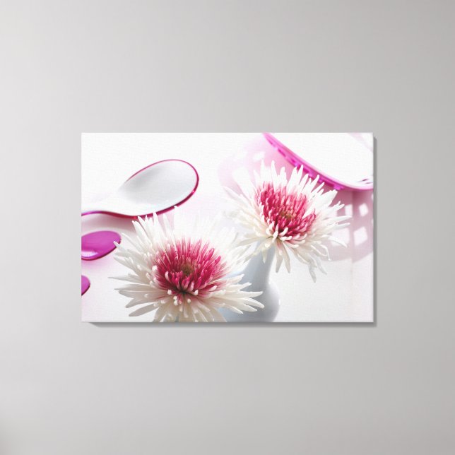 Chrysanthemums Canvas Print (Front)