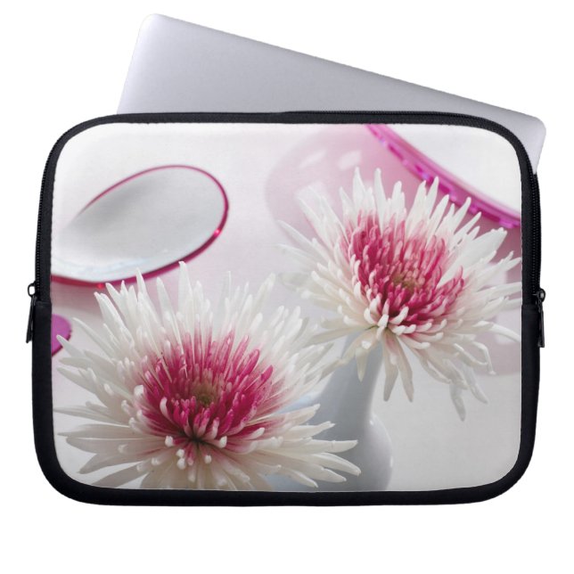 Chrysanthemums Laptop Sleeve (Front)