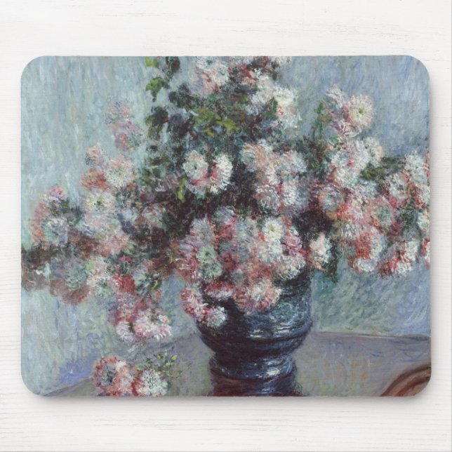 Chrysanthemums Mouse Mat (Front)