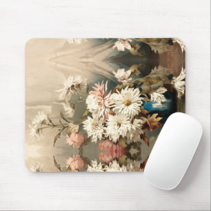 Chrysanthemums, mouse mat