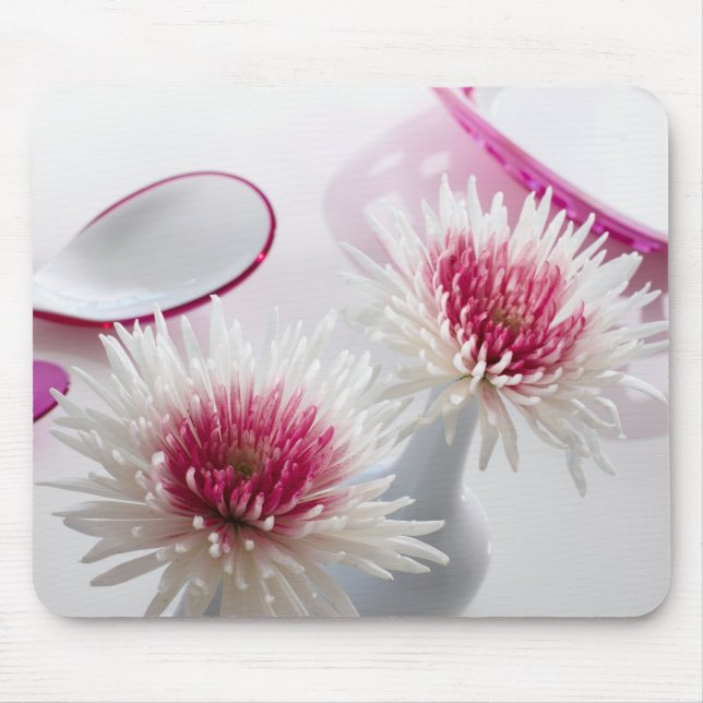 Chrysanthemums Mouse Mat (Front)