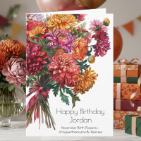 Chrysanthemums November Birth Flower Birthday