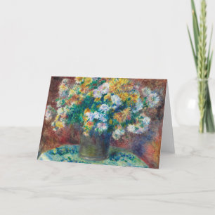 Chrysanthemums   Renoir Card