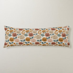 Chrysanths Floral Apartment Decor Unique Decorativ Body Cushion
