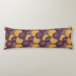 Chrysanths Garden Diy Décor Tropical Memory Foam Body Cushion