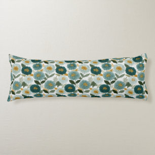 Chrysanths Nature Aesthetic Decor Boho Couch Body Cushion