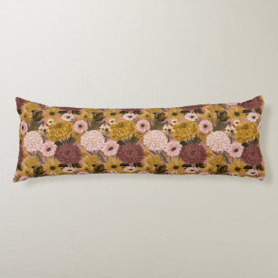 Chrysanths Print Home Makeover Artistic Maternity Body Cushion
