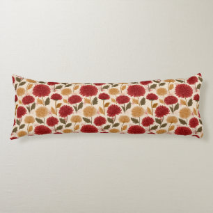 Chrysanths Texture Home Styling Boho Memory Foam Body Cushion