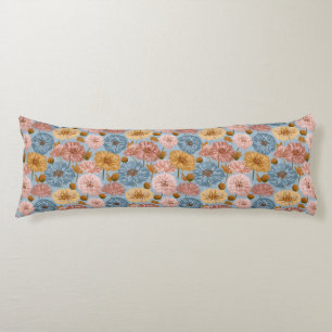 Chrysanths Texture Indoor Decoration Romantic Preg Body Cushion