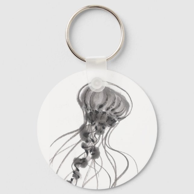 Chrysaora Jellyfish Keychain (Front)