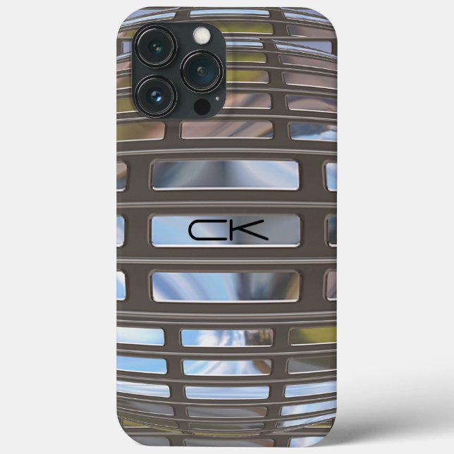 Chrysleen  Modern Monogram Case-Mate iPhone Case (Back)