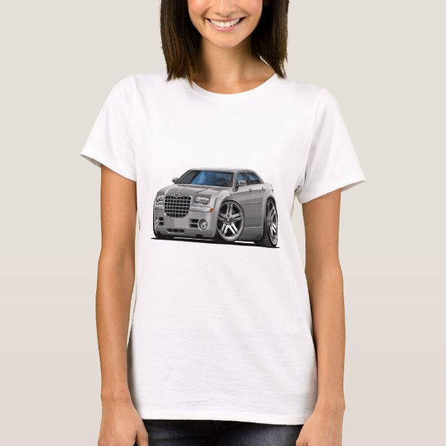 Chrysler 300 Silver Car T-Shirt (Front)