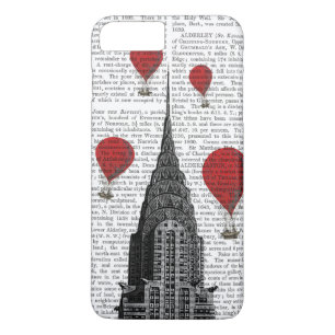Chrysler Building and Red Hot Air Balloons iPhone 8 Plus/7 Plus Case
