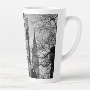 Chrysler Building Manhattan tall latte mug
