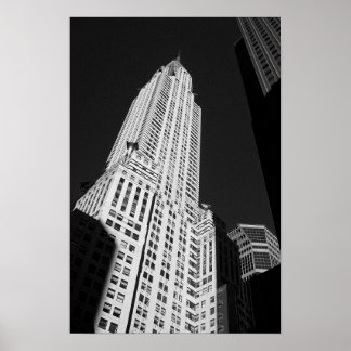 Chrysler Building New York America Poster