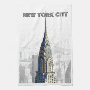 Chrysler Building New York City Tea Towel