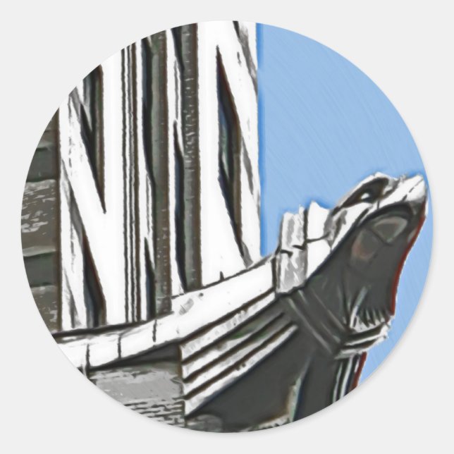 Chrysler Building, New York Classic Round Sticker (Front)