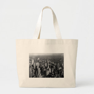 Chrysler Building New York Manhattan Large Tote Bag