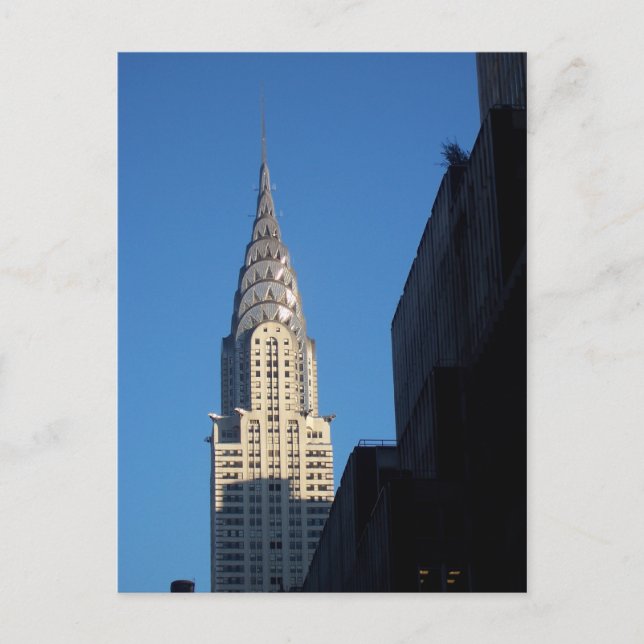 Chrysler Building NYC Postcard (Front)
