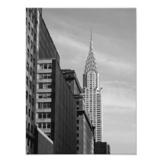 Chrysler Building PHOTO PRINT B&W