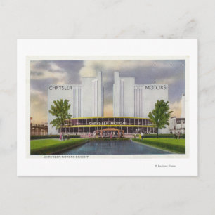 Chrysler Motors Exhibit, 1934 World's Fair Postcard