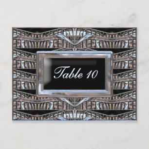 Chrysler Table Number Card