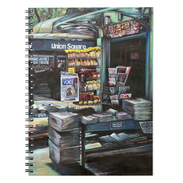 Chrysocolia Morning, Union Square, NYC Notebook (Front)