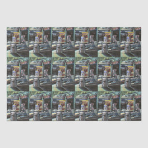 Chrysocolia Morning, Union Square, NYC Tissue Paper