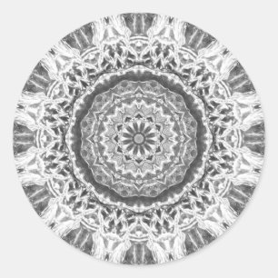 Chrystal Kaleidoscope 02 Classic Round Sticker