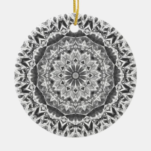 Chrystal Kaleidoscope 03 Ceramic Tree Decoration (Front)