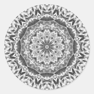 Chrystal Kaleidoscope 03 Classic Round Sticker