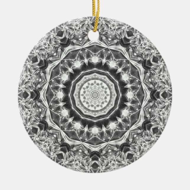 Chrystal Kaleidoscope 04 Ceramic Tree Decoration (Front)